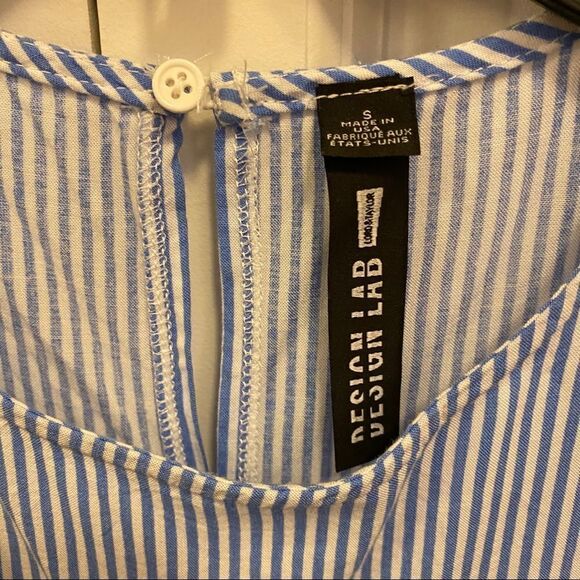 Design Lab - Striped Ruffle Top - Picture 5 of 6